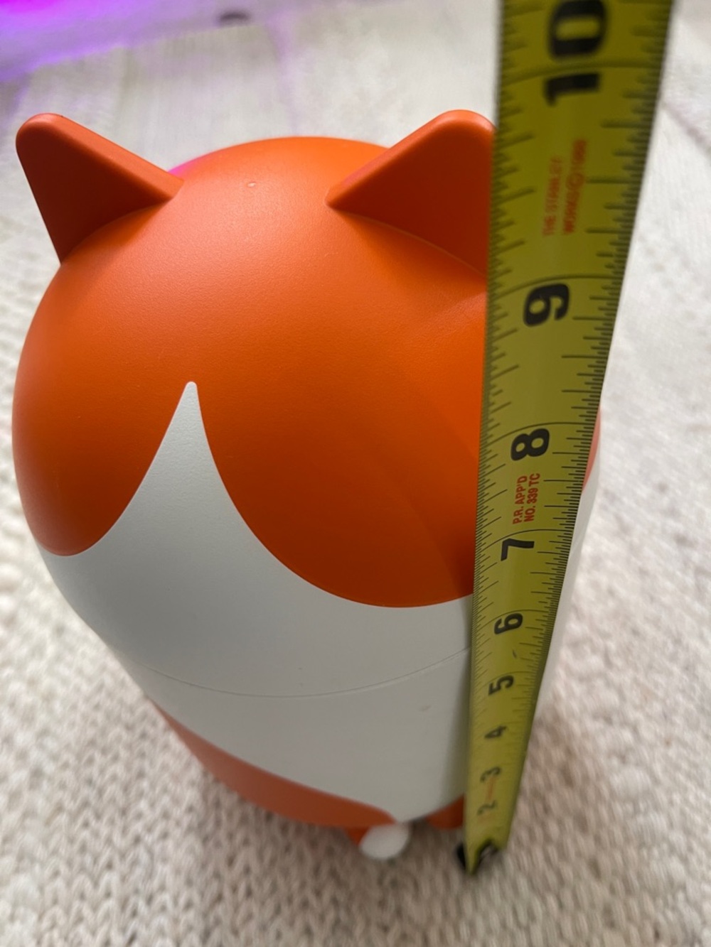Ikea Orange/White Cat Container - Picture 10 of 10